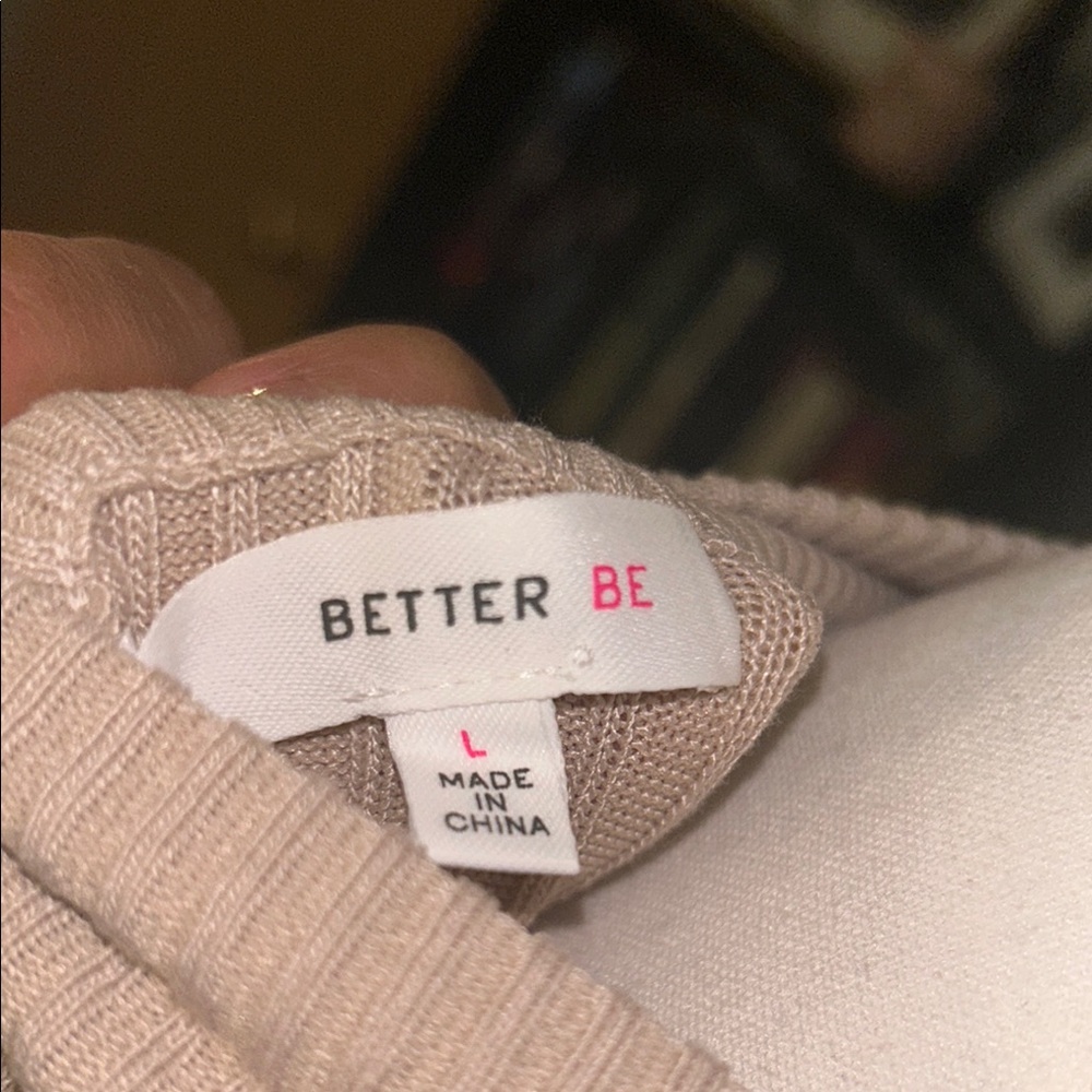 Tan Ribbed Zip-Up Bodysuit - Picture 6 of 7